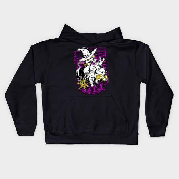 Wizardmon Kids Hoodie by red store